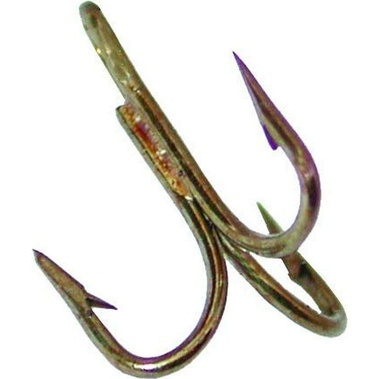 Mustad 3551-BR-14-25 Classic Treble Hook Size 14 Standard Shank