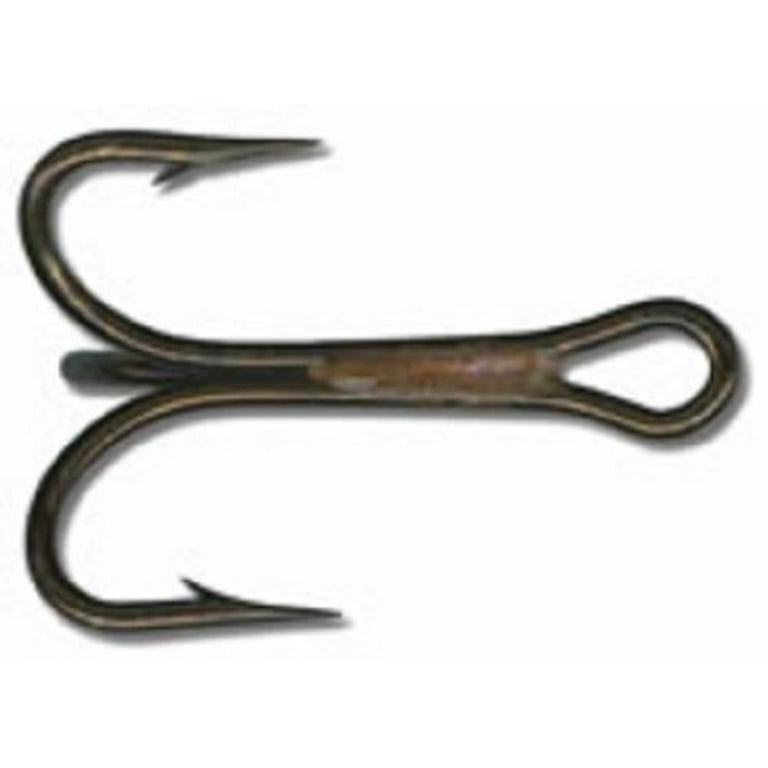 Mustad 3592BLN-6-24 Kingfish Treble Hook Size 6 4X Strong Ringed Eye