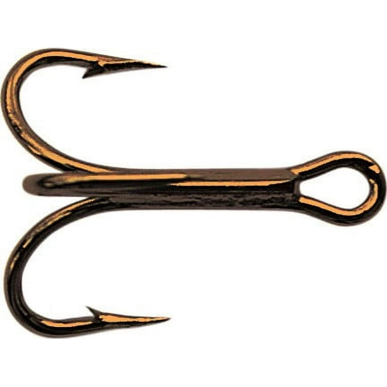 Mustad 3599C-BR-1-25 Kingfish Treble Hook Size 1 4X Strong