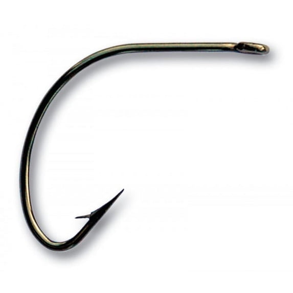 Mustad 37140 Wide Gap Classic Hook, Hollow Point, Slightly Reversed - 100 Per Pack
