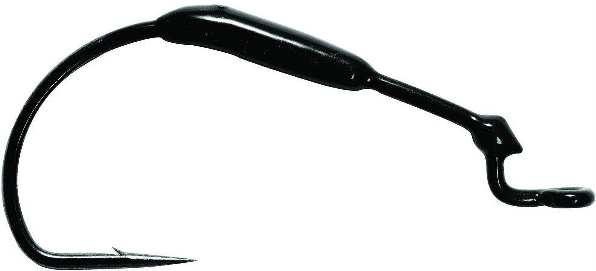 Mustad Ultra Point Power Lock Plus Hooks 3-Pack - 1/0 Size 28?? Wide Gap Black