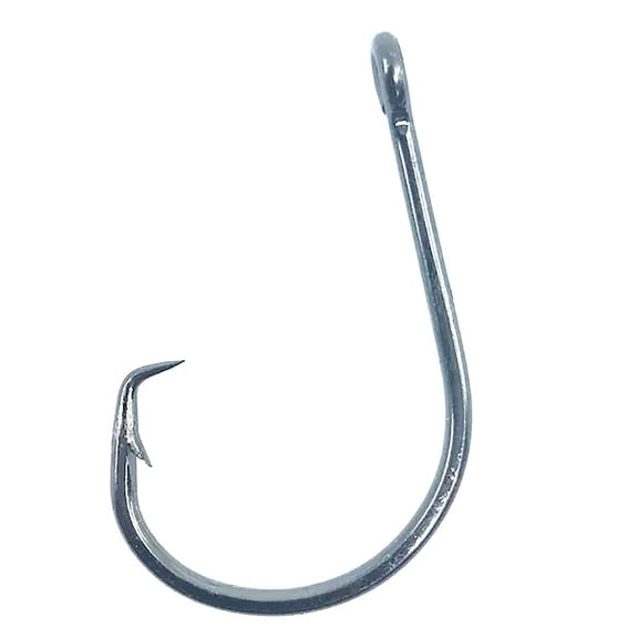 Mustad 39929NP Black Nickel Octopus Inline Circle, Forged 6Pk 3,0 Hooks