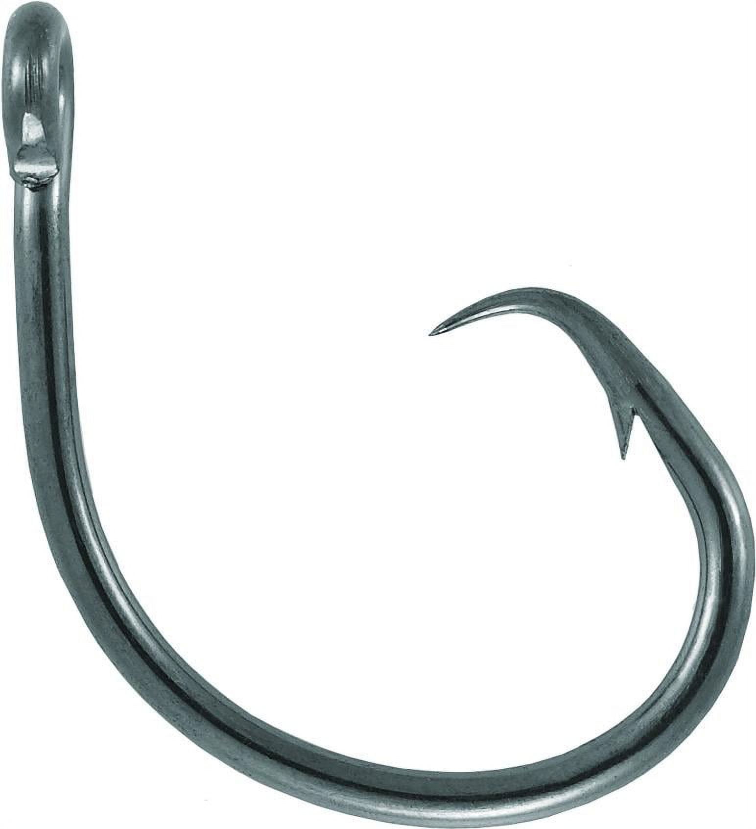 Mustad 39940NP-BN Demon Perfect Offset Circle Hook 1X Strong - Size 3/0 ...