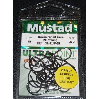 Mustad Demon Perfect Circle Hooks - 25 Pack - 39951NP-BN - 8/0