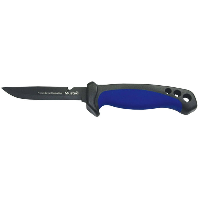 Mustad 4" Bait Knife, Black Teflon-Coated - Walmart.com