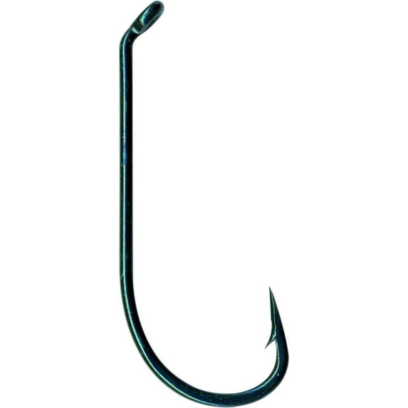 Mustad 4011D-BU-3-100 Virginia Hook Size 3 Slightly Curved/Hollow