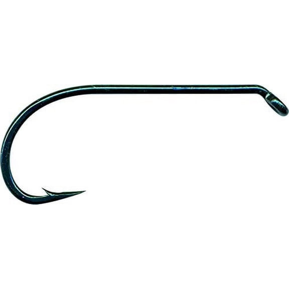Mustad 4011D-BU-4-100 Virginia Hook Size 4 Slightly Curved/Hollow