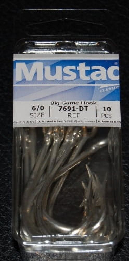 Mustad 7691-DT Southern & Tuna Hook - Size 6/0 