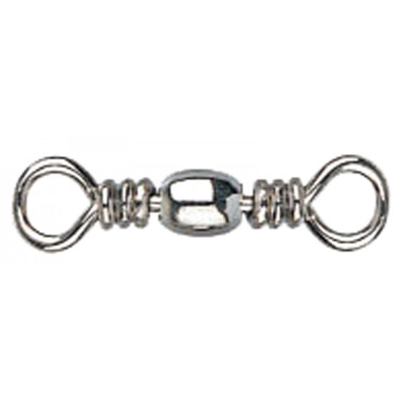 Mustad 77210 Barrel Swivel - Black