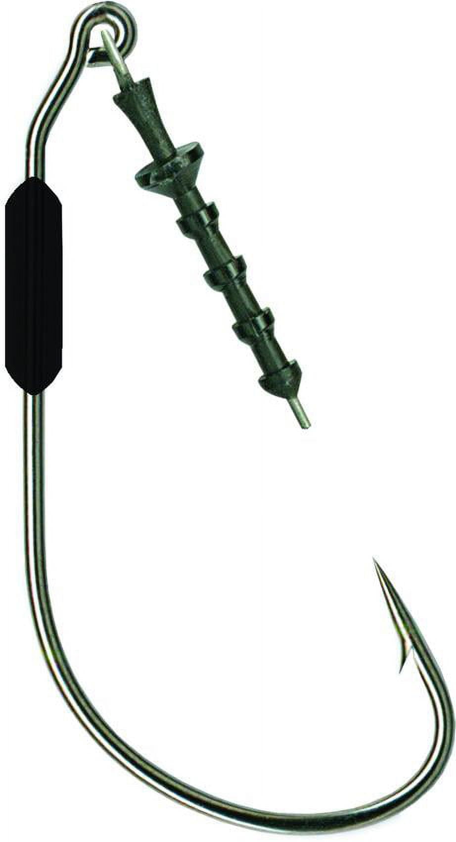 Mustad Ultra Point Power Lock Plus Hooks 3-Pack - 1/0 Size 28?? Wide Gap Black