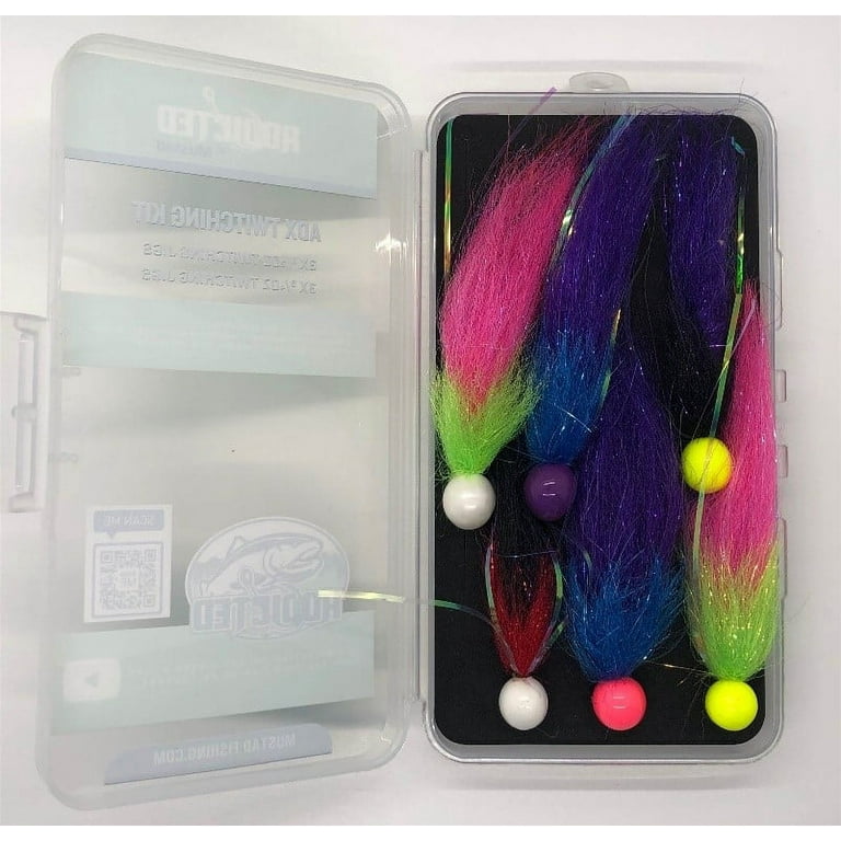MUSTAD ADDICTED TAILOUT TWITCHING JIGS 1/2 pink pink purple