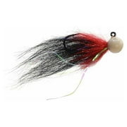 Mustad Addicted Tailout Twitcher Jig Lure Pearl Red and Black