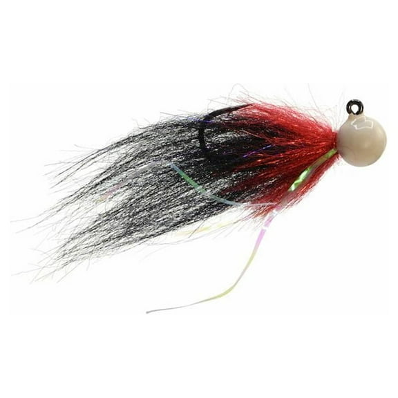 Mustad Addicted Tailout Twitcher Jig Lure Pearl Red and Black