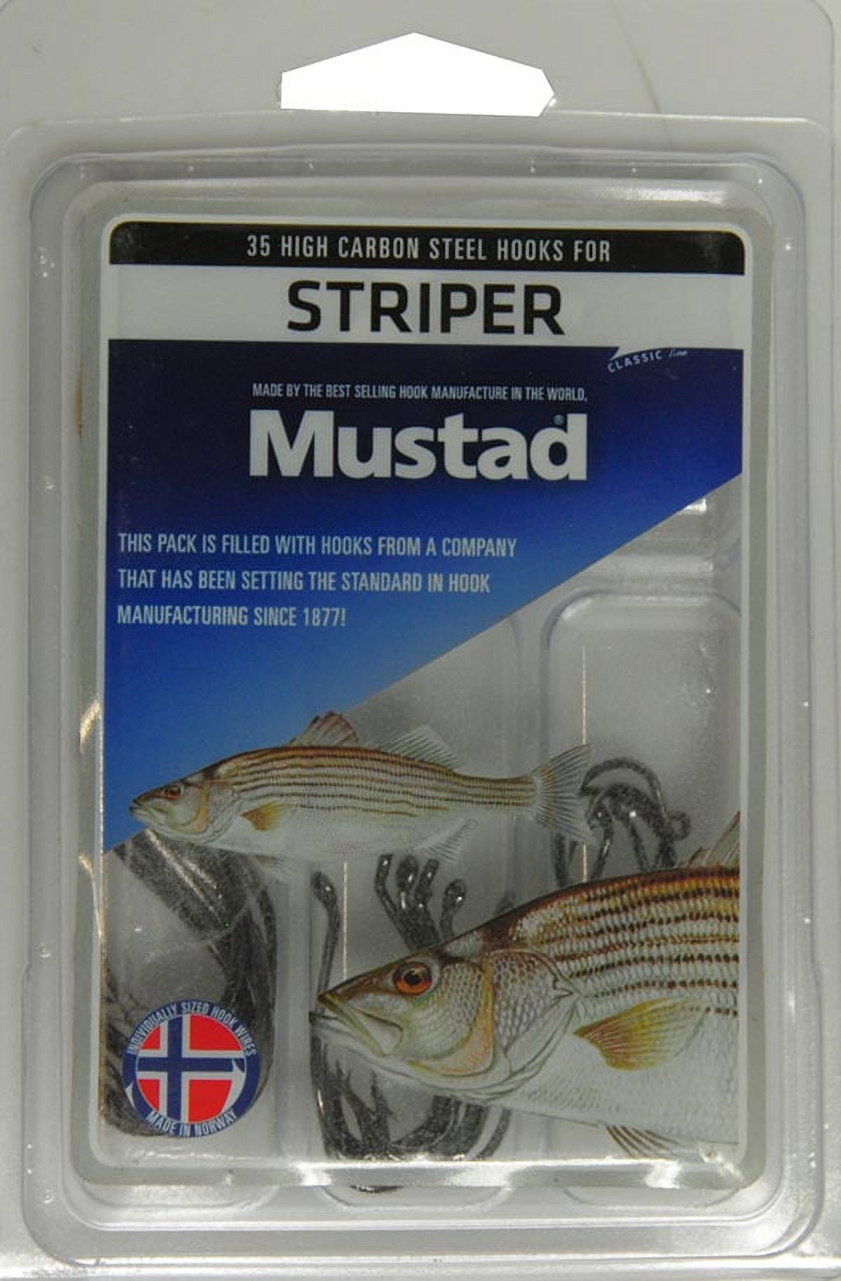 Mustad Assorted Striper Hook Kit Size Asstd 35pc