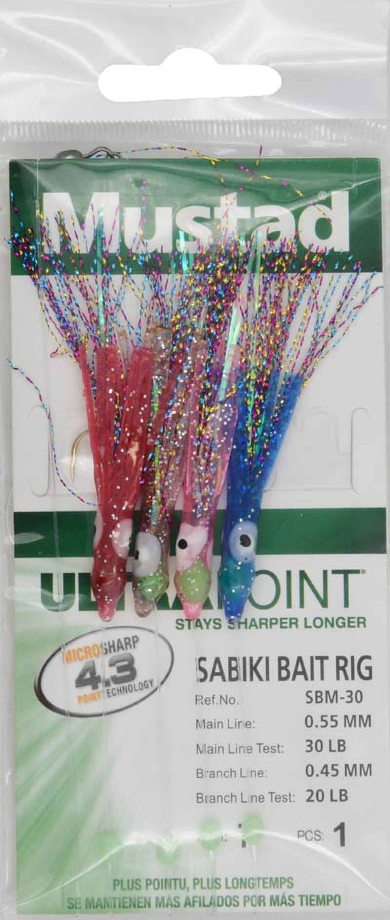 Mustad Bait Maker Sabiki Fishing Rig - Fishing Hook Size: 7 - Walmart.com