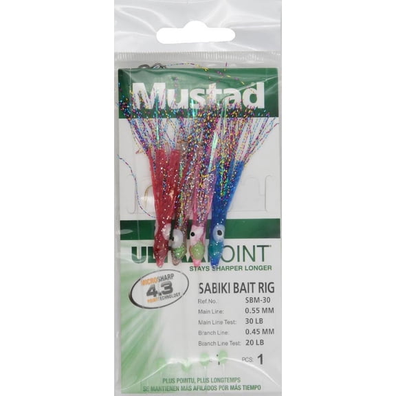Mustad Bait Maker Sabiki Fishing Rig - Fishing Hook Size: 7