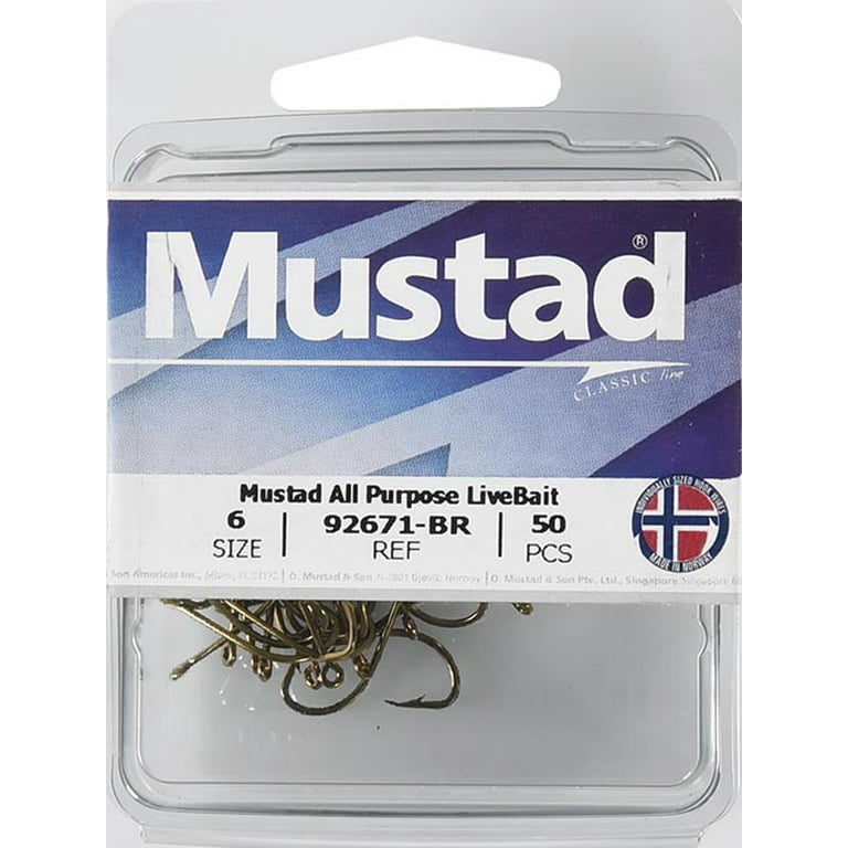 Mustad Baitholder Hook (Bronze) - Size: #2 50pc