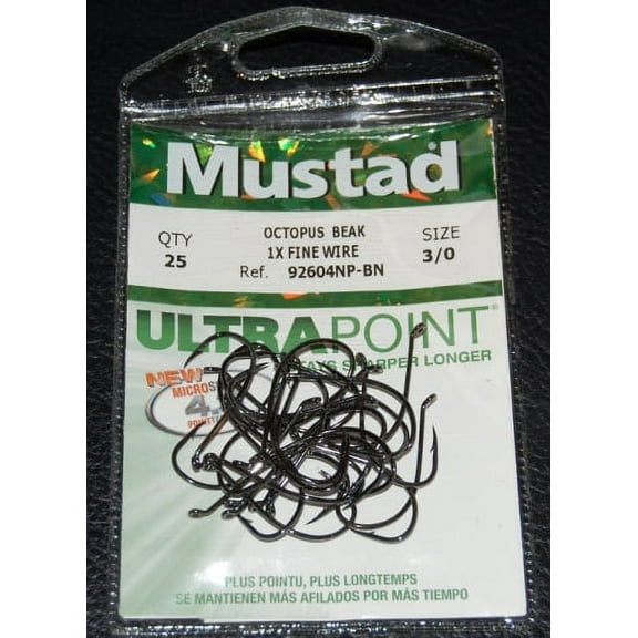 Mustad Beak/Octopus Hook Fine Wire