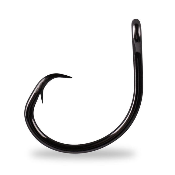 Mustad Black Nickel Demon Circle Hook Striper Value Pack - Size 8/0