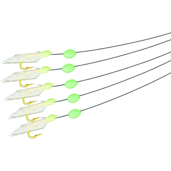 Mustad CSR01-RPR-10-1 Piscator Rig Rainbow Poly Size 10 1 Per Pack