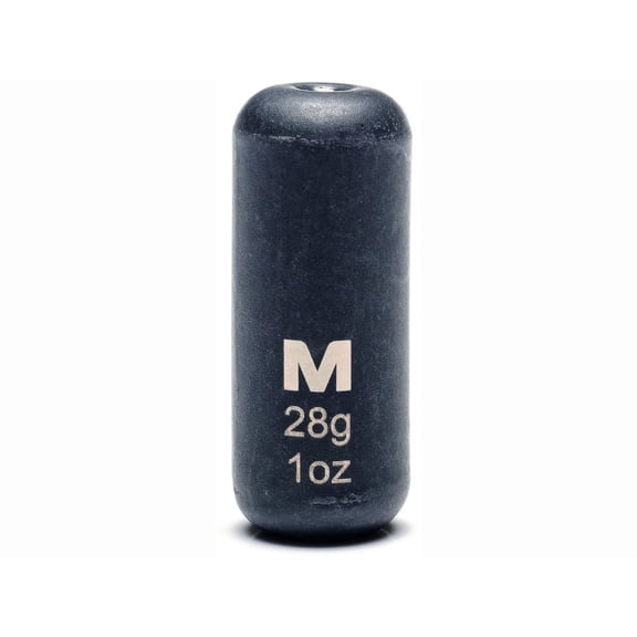 Mustad Carolina Weight 1oz Tungsten Black 1PK