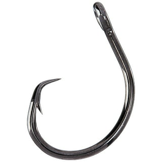 Mustad 34184 O'Shaughnessy Jig Classic Hook, 60 Degree Bend, Sz 5/0 -  Duratin - 100/pk