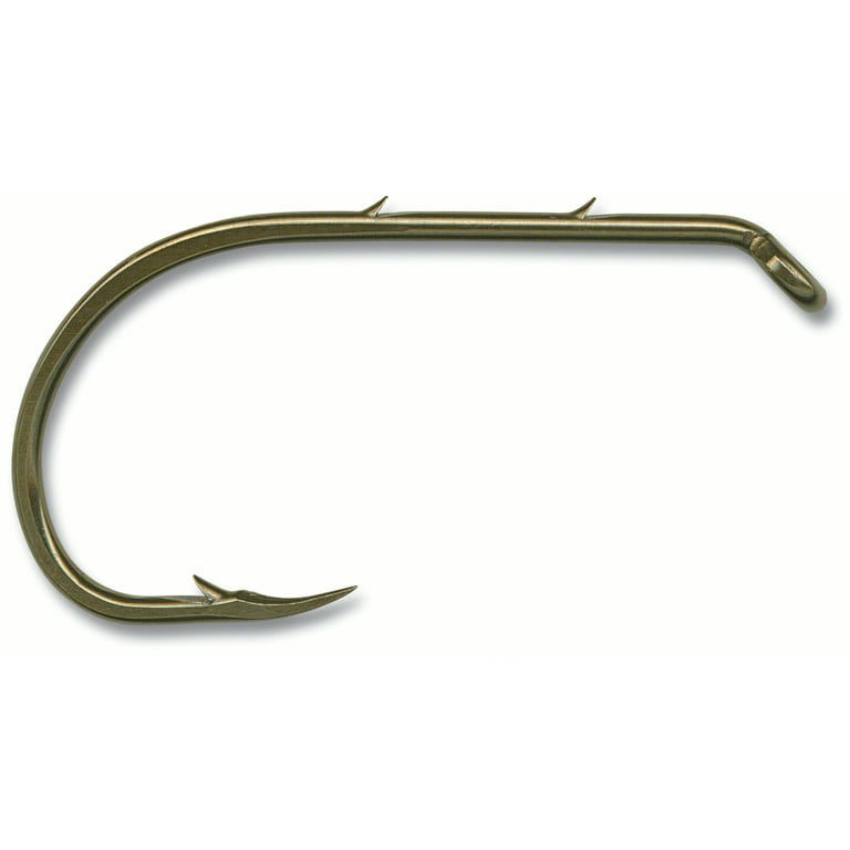Mustad Down Eye Baitholder Hook (Bronze) - Size: 1/0 40pc