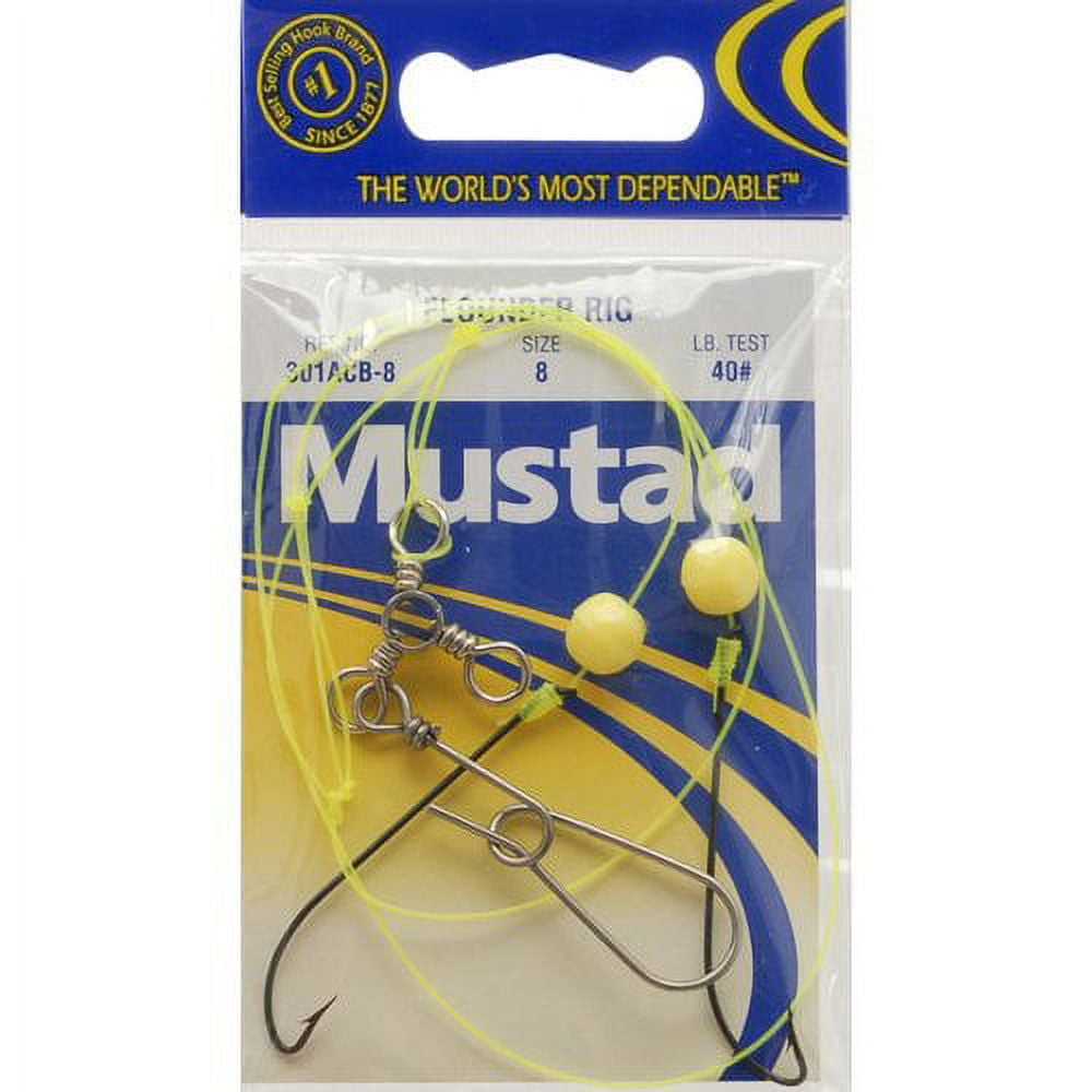 Mustad Flounder Rig with Corn Beads