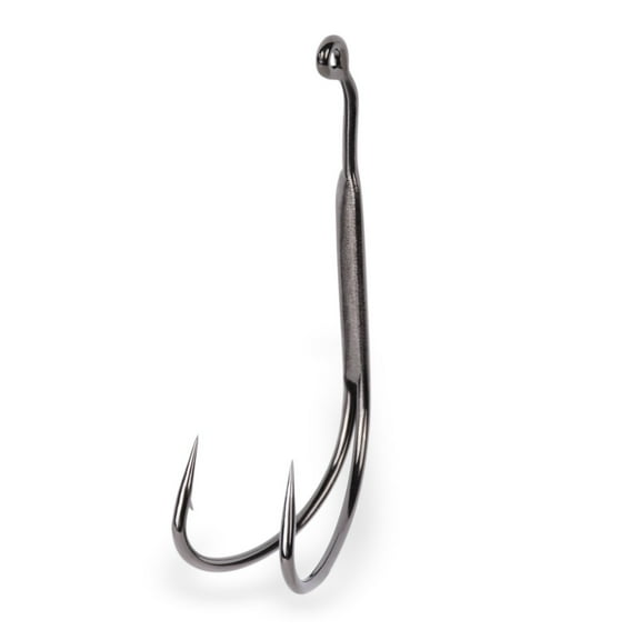 Mustad Frog Double Hook - 2X Strong Black Nickel (2 Pk)