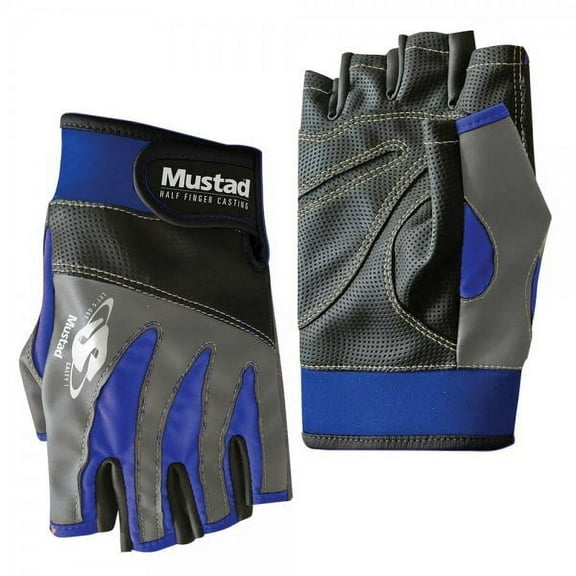 Mustad GL004 Half Finger Casting Gloves