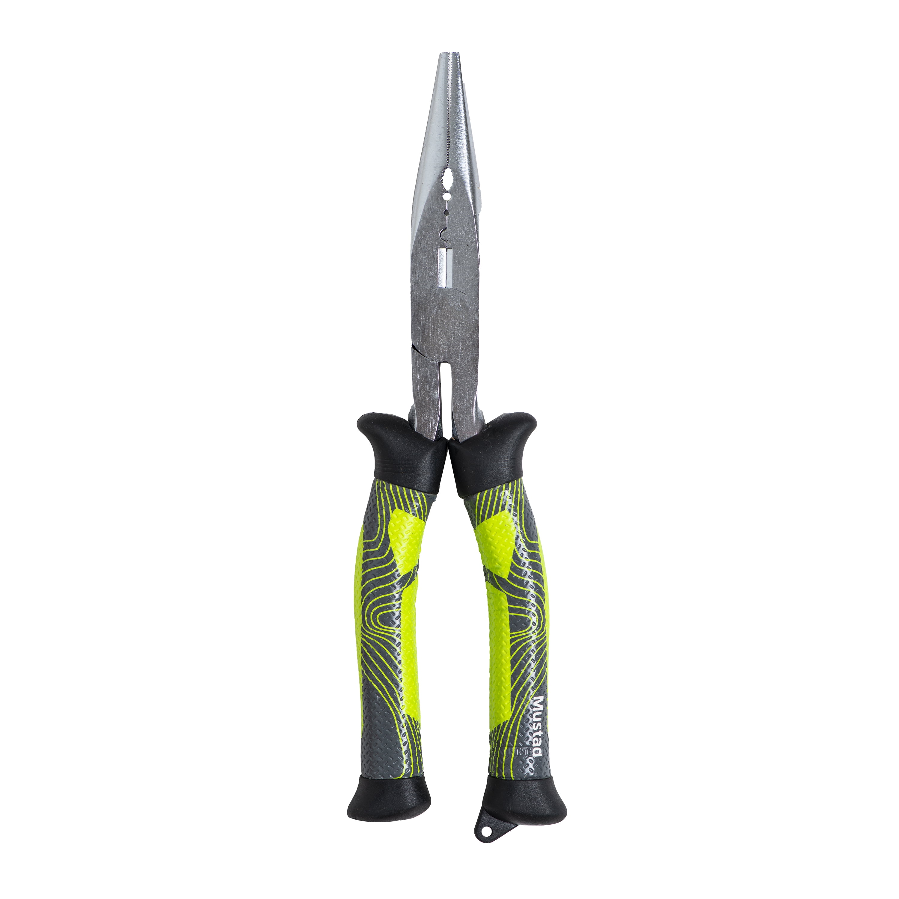 Mustad 8 Heavy Duty Bait Scissors Fishing Pliers & Tool- Greenline 