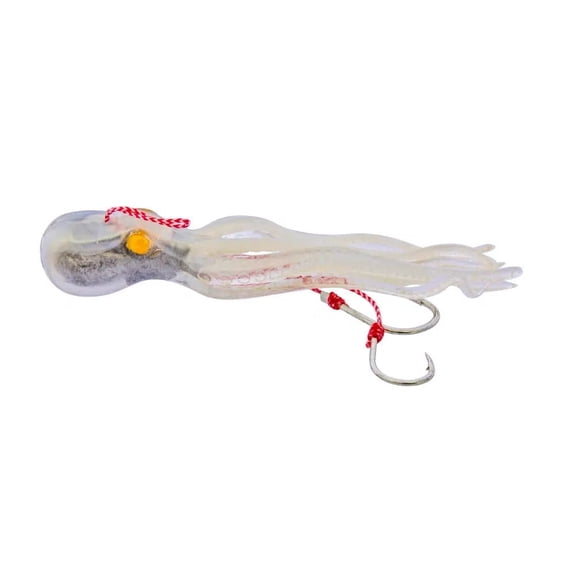 Mustad Ink Vader Octopus Jig, Amer Pearl Glow Devil Assist D, 30g