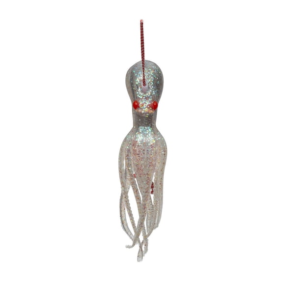 Mustad Ink Vader Octopus Jig, Amer Transparent Devil Assist D, 30g