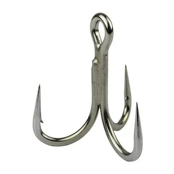 Mustad JAW-LOK In-Line Treble Hook, 5X strong
