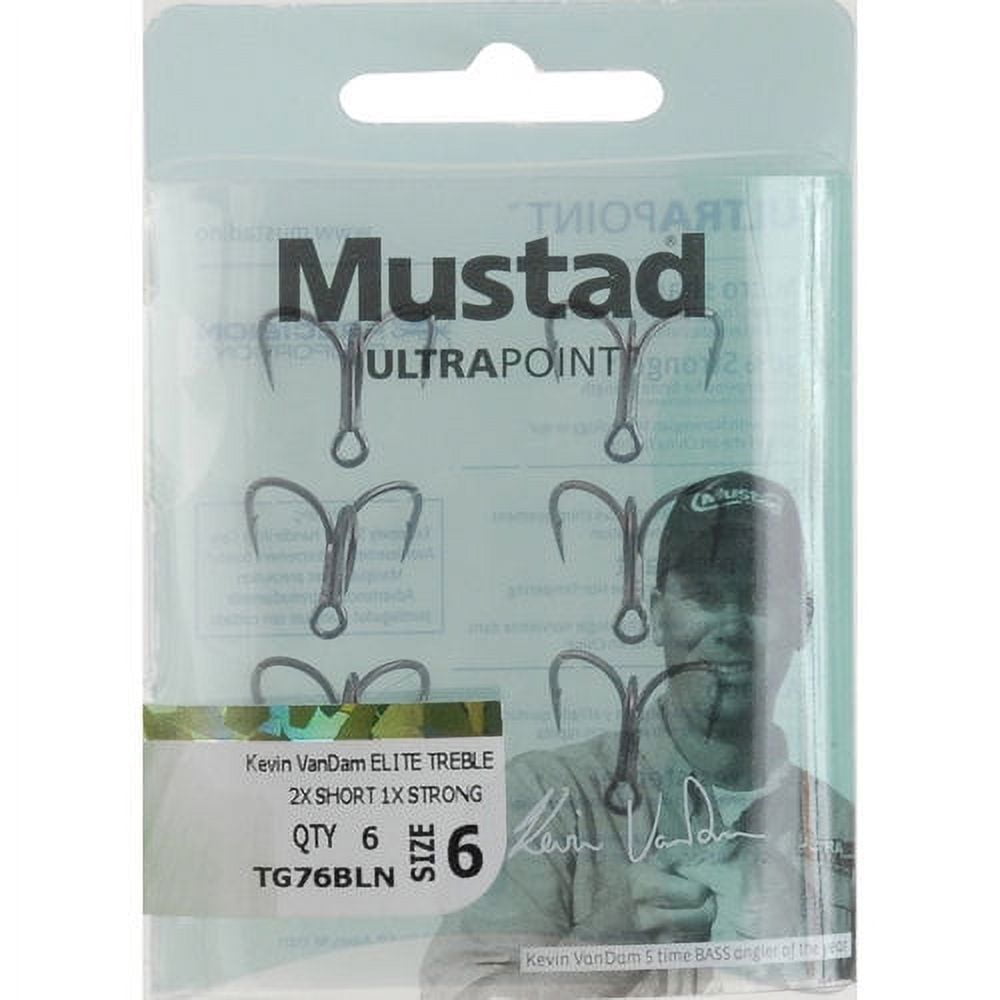 Mustad UP KVD Triple Grip Treble Hook Silver