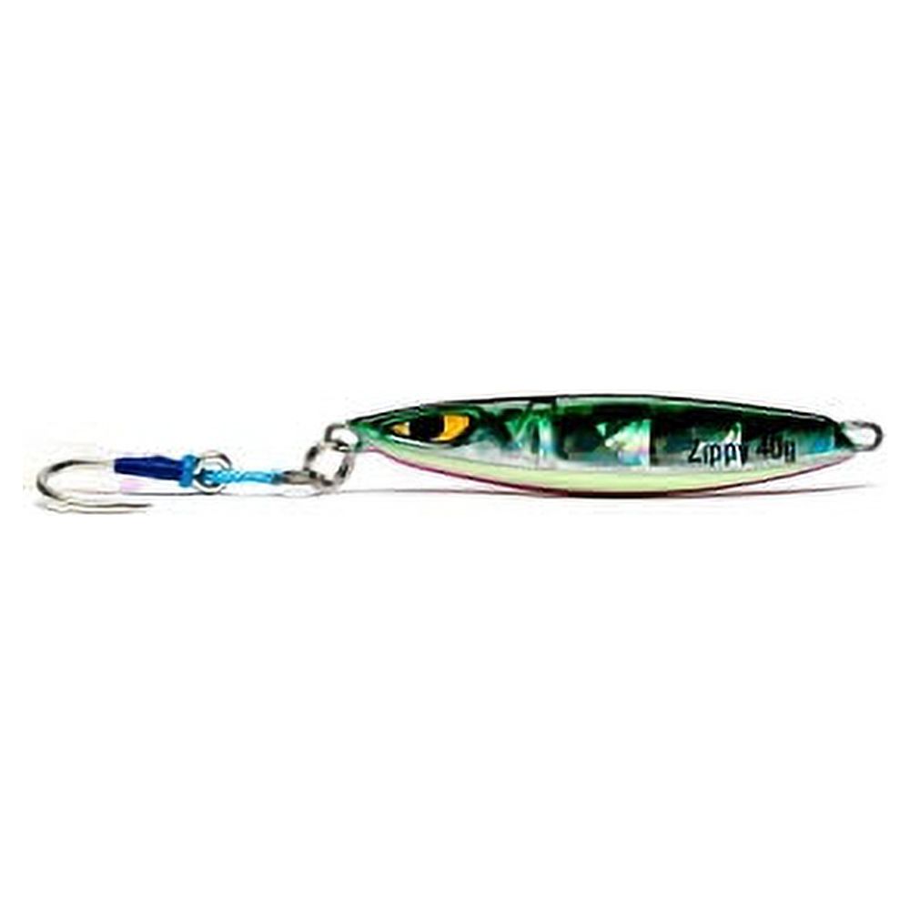 Mustad M 01GMK401 Zippy Green Mackeral 1.5oz Fishing Jig Saltwater