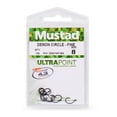 thumbnail image 1 of Mustad UltraPoint Demon Tuna Perfect Circle Hook, Size 4/0, 25pk, Black Nickel, 1 of 4