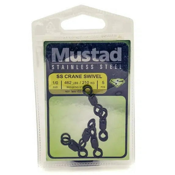 Mustad MA102 Crane Swivel, Stainless Steel