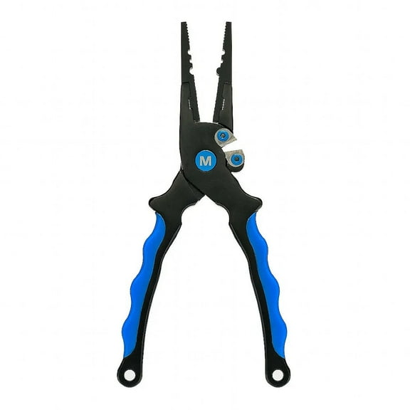Mustad Aluminum 6.3" Fishing Pliers with Sheath Blue