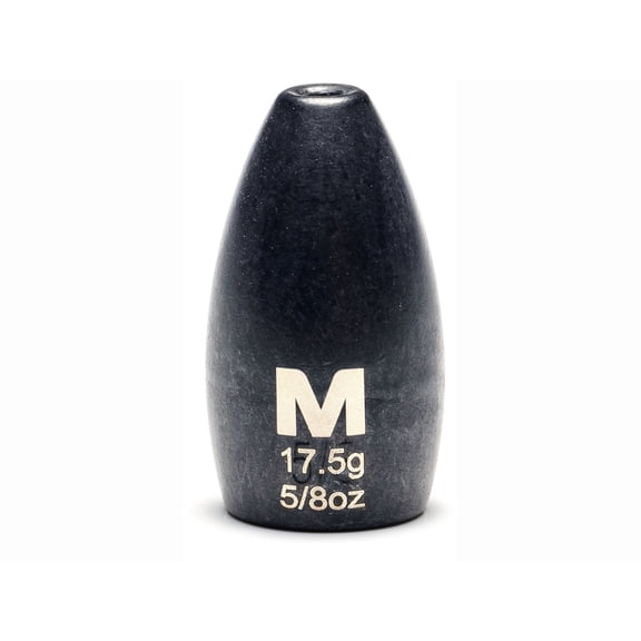 Mustad Flipping Weight 5/8oz Tungsten Black 2PK