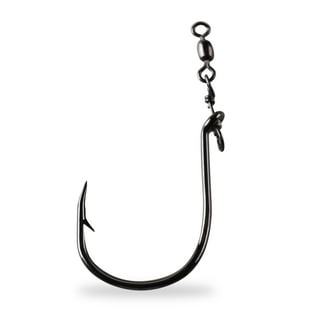 50 Pieces SpinShot Drop Shot Hook Swivel Fishing Hooks High Carbon Steel  Fishhook Worm Hook for Feeder Carp Bass Perch Catfish