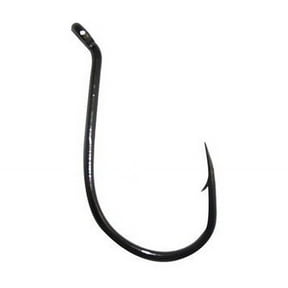 Mustad Octopus Hook Black Nickel, Size 2, 8pk