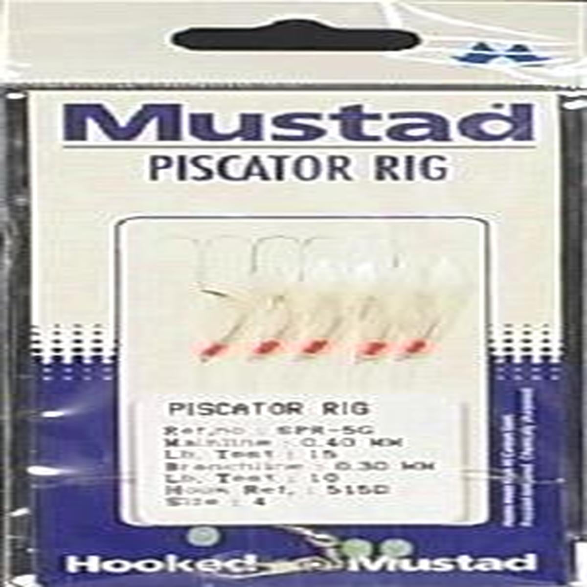 Mustad Piscator Rig (White) - #4 1pc - Walmart.com