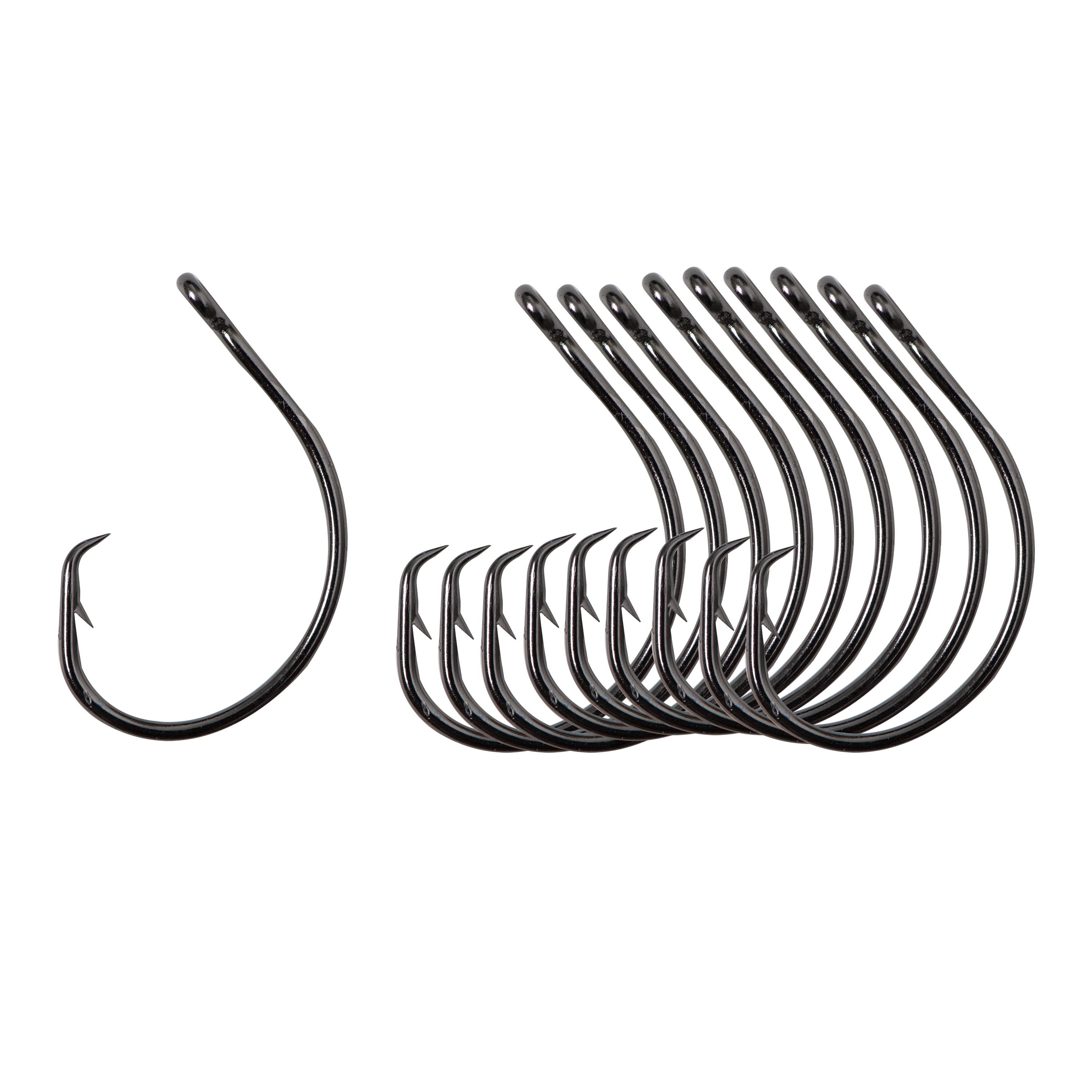 Mustad Pro Pack Croaker Hook (Black Nickel) - Size: 2/0 34pc
