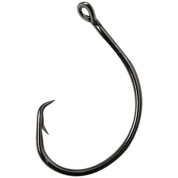 Mustad Pro Pack in-line Circle Hook (Black Nickel) - Size: 4/0 32pc