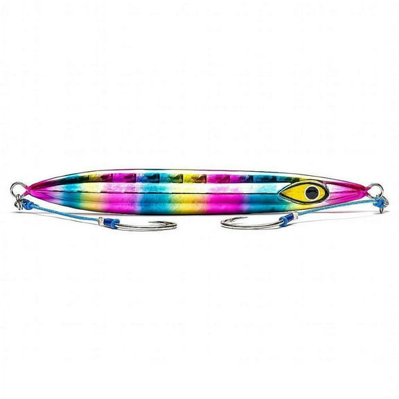 Mustad Rip Roller Slow Fall Jig MJIG04 Rainbow Glitter, 19oz | 500g Jigs