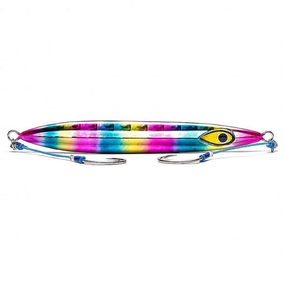 Mustad Rip Roller Slow Fall Jig MJIG04 Rainbow Glitter, 7oz | 200g Jigs
