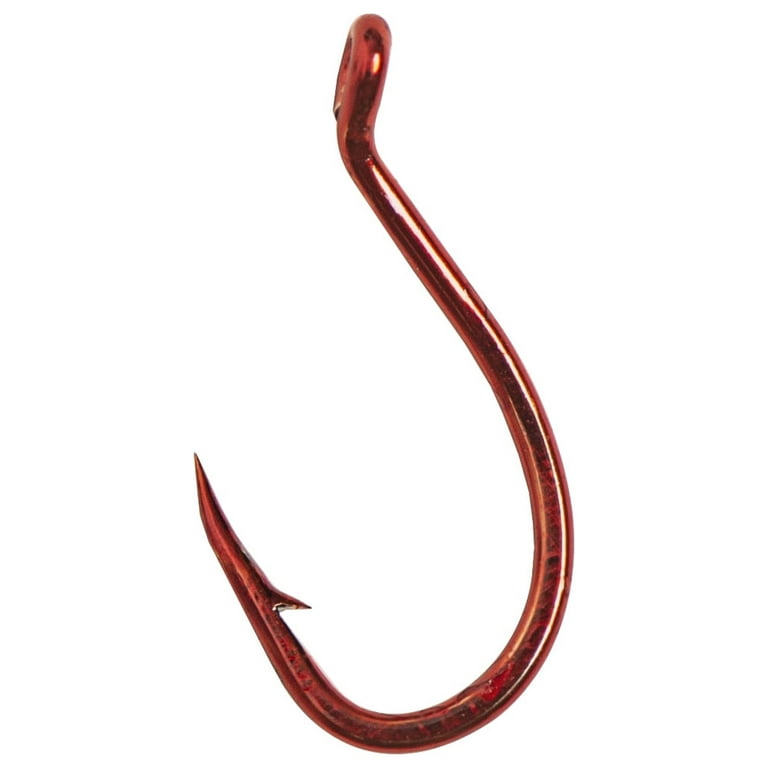 Mustad Salmon Egg Hook (Red) - Size: #12 10pc