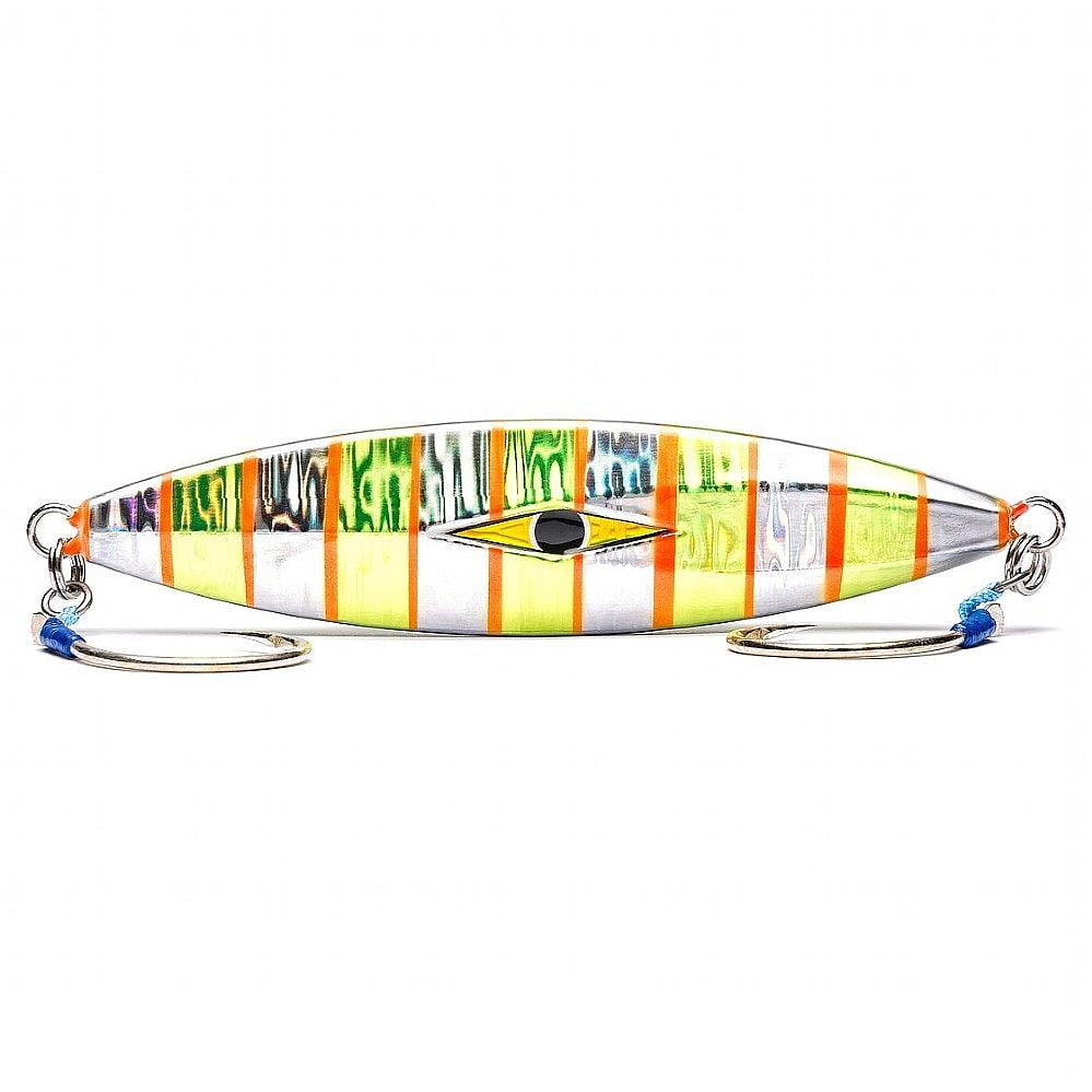 Mustad Staggerbod Slow Fall Jig Gold,Orange,Silver, 9oz | 250g Jigs