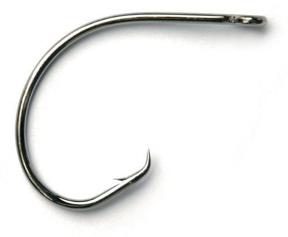 Mustad Super Fine Wire Circle Straight Eye Hook (100Pack), 4/0